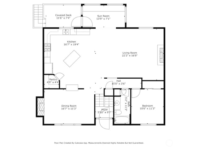4610 N Defiance St, Tacoma, WA 98407 - view of floor plan / room layout