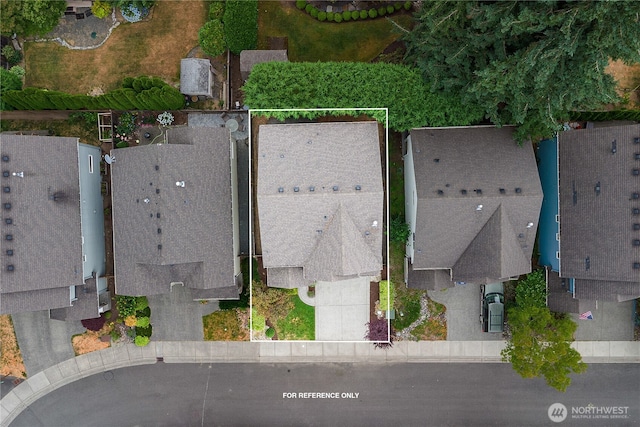 16128 120th Ave NE, Bothell, WA 98011 - aerial view of property and surrounding area with property boundaries highlighted