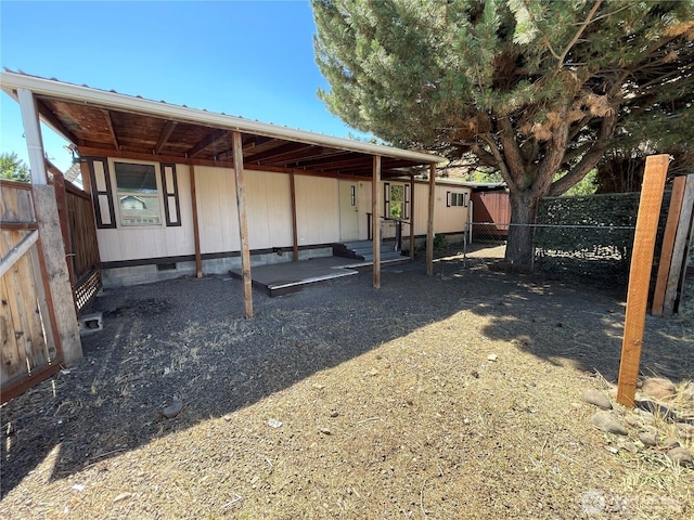 1201 S 2nd St, Dayton, WA 99328 - back of house featuring crawl space