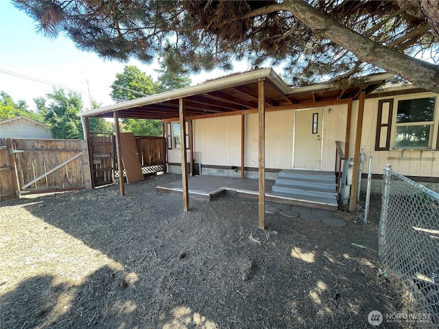 1201 S 2nd St, Dayton, WA 99328 - view of car parking featuring a gate