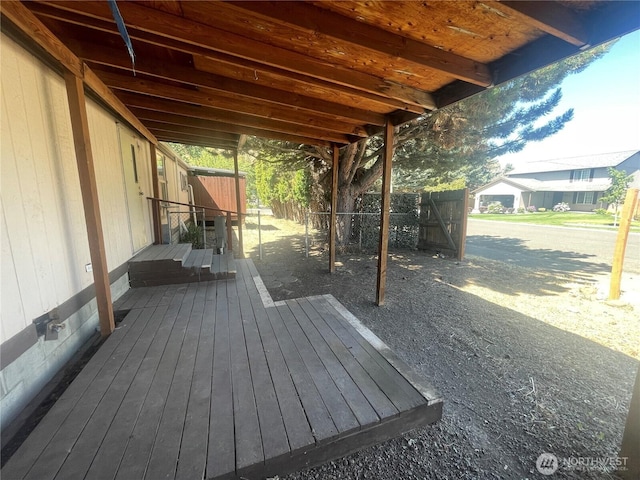 1201 S 2nd St, Dayton, WA 99328 - view of deck
