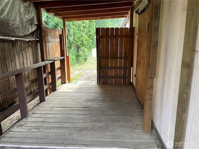 1201 S 2nd St, Dayton, WA 99328 - view of wooden terrace
