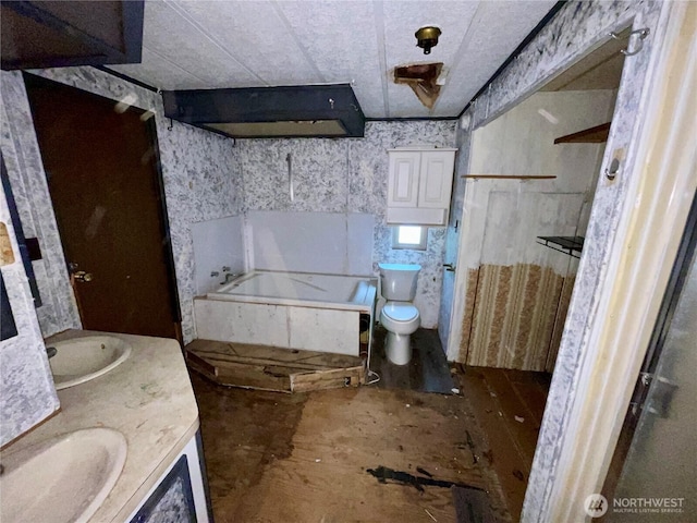 1201 S 2nd St, Dayton, WA 99328 - bathroom with a bath and double vanity