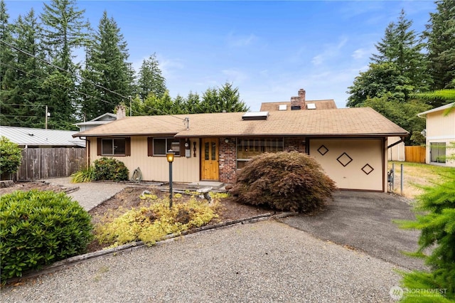 31312 179th Pl SE, Auburn, WA 98092 - ranch-style home featuring a chimney and driveway