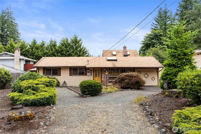 31312 179th Pl SE, Auburn, WA 98092 - ranch-style home featuring a chimney and driveway