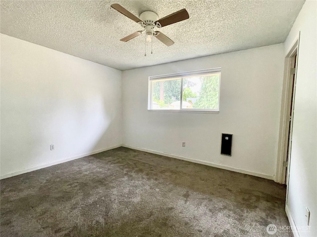 4301 NE 137th Ave, Vancouver, WA 98682 - unfurnished room featuring carpet floors, a textured ceiling, and a ceiling fan