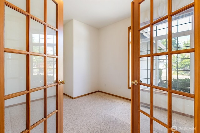 114 Twin Sister Loop, Lynden, WA 98264 - carpeted spare room with french doors
