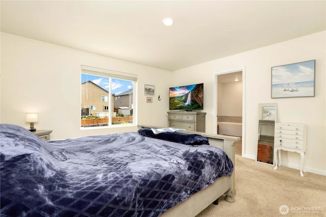 28515 76th Dr NW, Stanwood, WA 98292 - bedroom with light carpet and recessed lighting