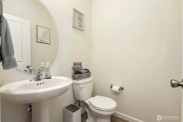 28515 76th Dr NW, Stanwood, WA 98292 - half bathroom with toilet and baseboards