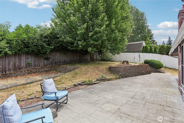 13940 113th Ave NE, Kirkland, WA 98034 - fenced backyard featuring a patio