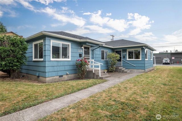 11341136 16th Ave, Longview, WA 98632 - view of front of home with crawl space and a front lawn