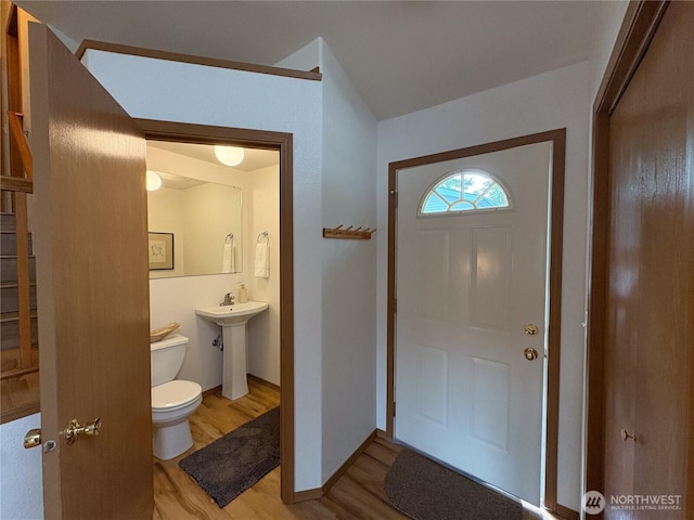 933 Fern St SW, Olympia, WA 98502 - foyer featuring wood finished floors