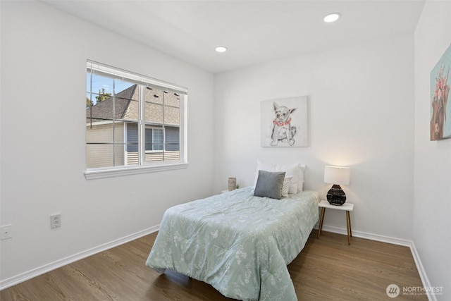352 227th Ln NE Unit 142, Sammamish, WA 98074 - bedroom featuring wood finished floors and recessed lighting