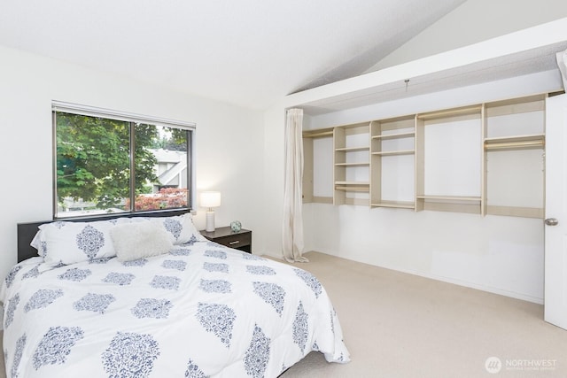 6367 Sand Point Way NE, Seattle, WA 98115 - bedroom featuring lofted ceiling and carpet floors