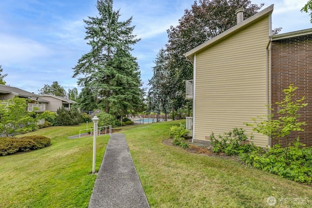 6367 Sand Point Way NE, Seattle, WA 98115 - view of grassy yard featuring a balcony