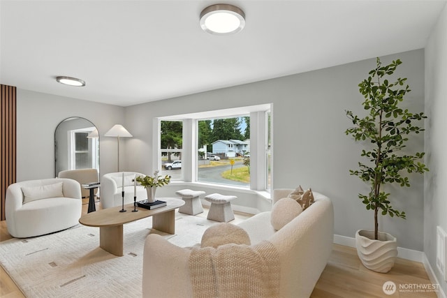 21905 128th St E, Bonney Lake, WA 98391 - living room featuring light wood-type flooring