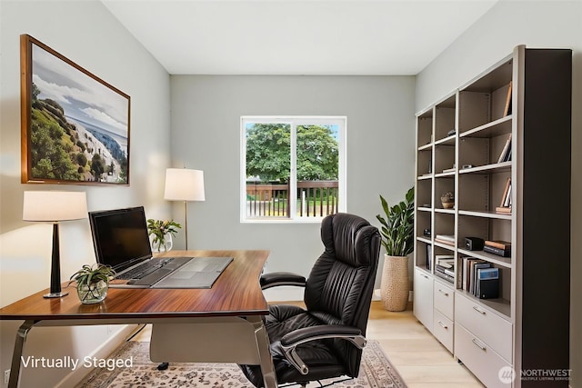21905 128th St E, Bonney Lake, WA 98391 - office featuring light wood-style floors