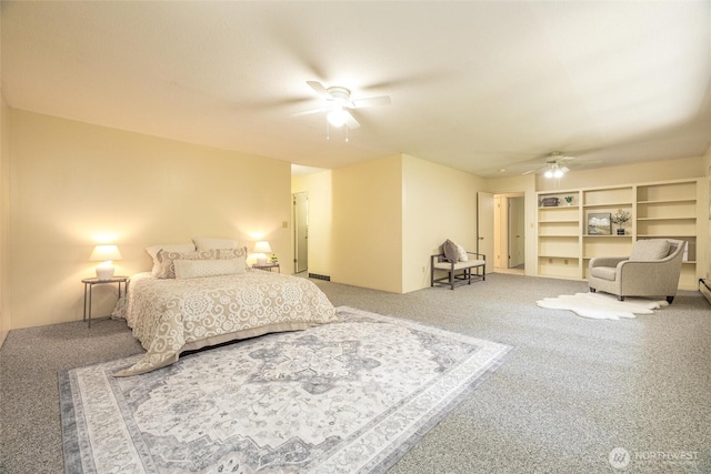 3928 Sorenson Rd, Everson, WA 98247 - carpeted bedroom with a ceiling fan