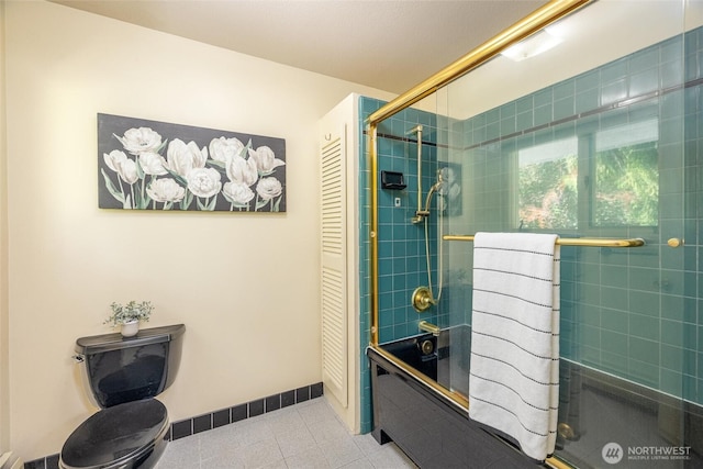 3928 Sorenson Rd, Everson, WA 98247 - bathroom featuring tile patterned floors and tiled shower / bath combo