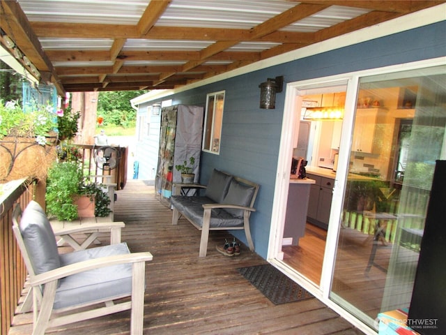 4917 107th Ave SE, Snohomish, WA 98290 - view of wooden terrace