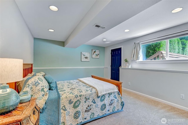 13506 89th Pl NE, Kirkland, WA 98034 - bedroom with recessed lighting and carpet