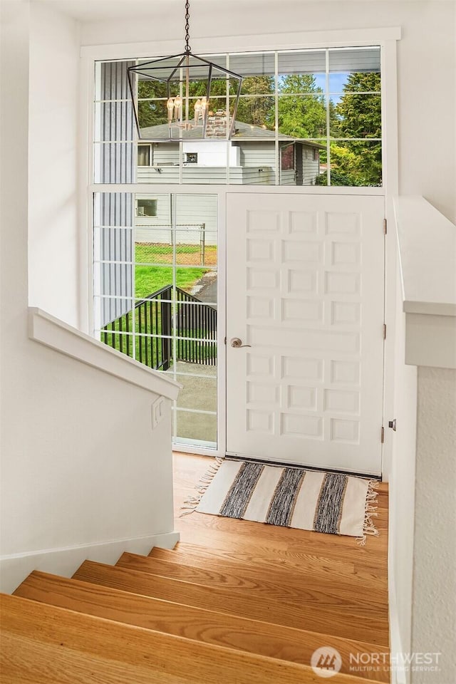 8004 203rd Pl SW, Edmonds, WA 98026 - foyer featuring a chandelier