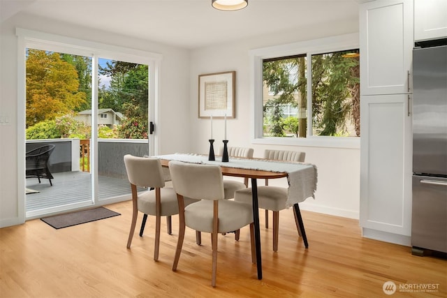 8004 203rd Pl SW, Edmonds, WA 98026 - dining space featuring light wood-type flooring