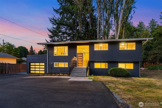 8004 203rd Pl SW, Edmonds, WA 98026 - view of front of home with a garage and asphalt driveway