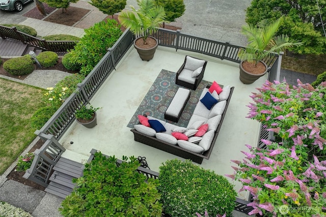 2663 37th Ave SW, Seattle, WA 98126 - view of patio / terrace with stairs