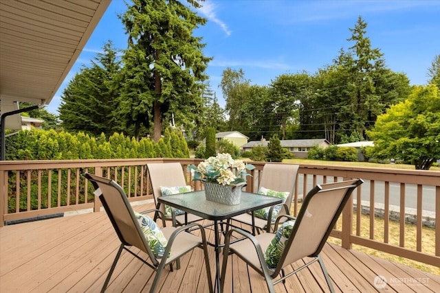 11404 SE 186th St, Renton, WA 98055 - deck featuring outdoor dining area