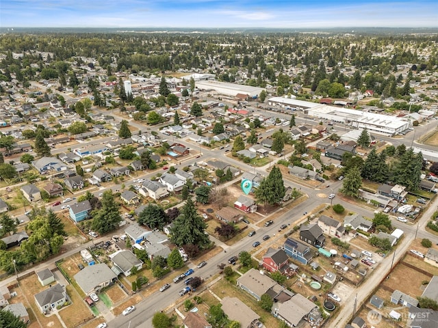 910 E 60th St, Tacoma, WA 98404 - aerial view of property and surrounding area featuring nearby suburban area