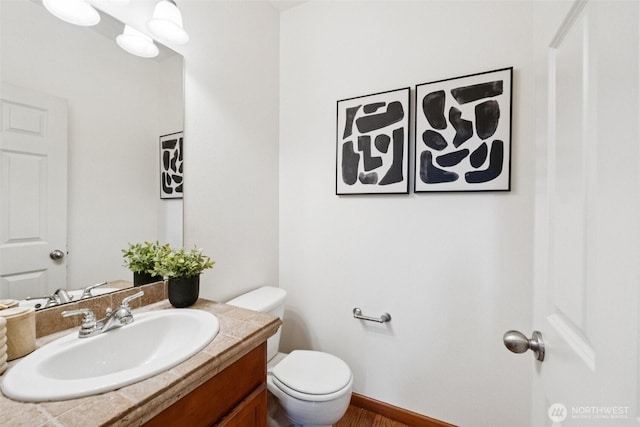 18231 2nd Pl W Unit A, Bothell, WA 98012 - half bathroom with toilet and vanity