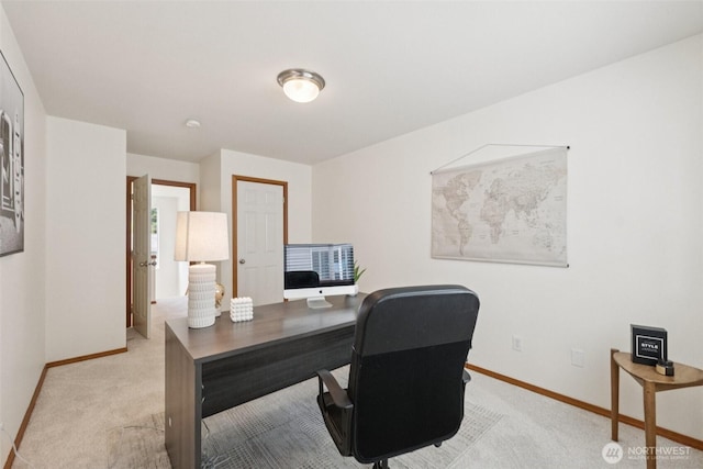 18231 2nd Pl W Unit A, Bothell, WA 98012 - office with baseboards and light carpet
