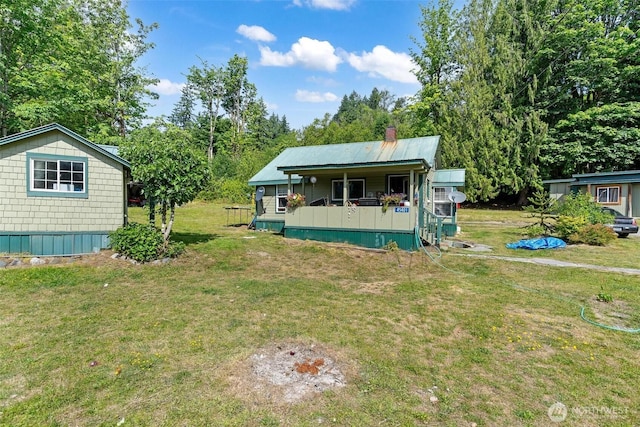 45401 Nellie Ln, Concrete, WA 98237 - view of grassy yard featuring view of scattered trees