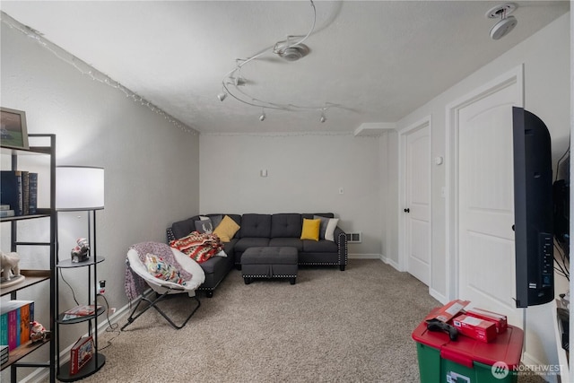 1723 E 13th Ave, Spokane, WA 99202 - living area with carpet floors and baseboards