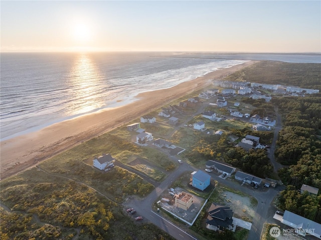 612 Dune Crest Loop, Westport, WA 98595 - aerial view at dusk of view of water and beach