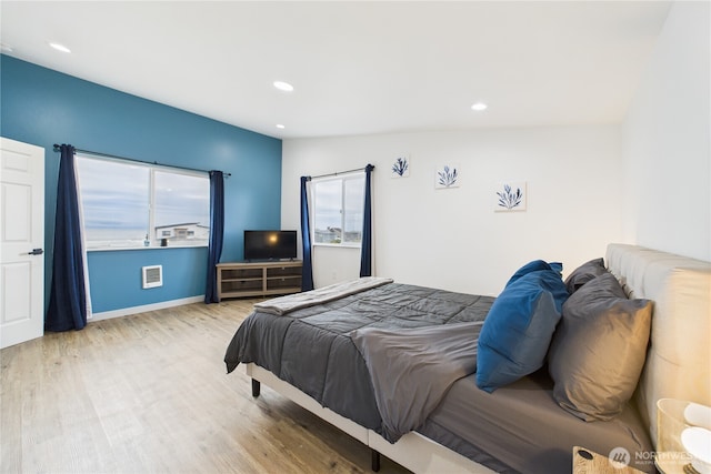 612 Dune Crest Loop, Westport, WA 98595 - bedroom with wood finished floors and recessed lighting