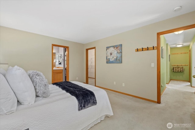 2420 Forest Ridge Dr SE, Auburn, WA 98002 - bedroom with light colored carpet and ensuite bathroom