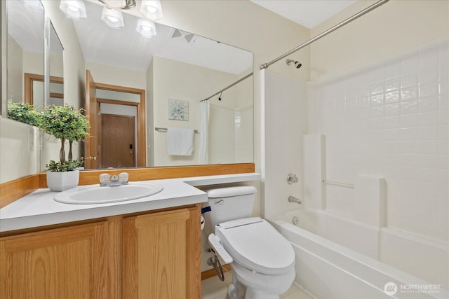 2420 Forest Ridge Dr SE, Auburn, WA 98002 - bathroom featuring shower / bath combination and vanity