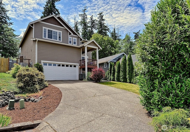 3606 Tree Farm Ct, Bellingham, WA 98226 - view of front facade with driveway and an attached garage