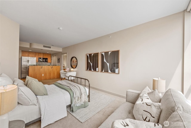 2929 1st Ave Unit 721, Seattle, WA 98121 - living room with light colored carpet and baseboards