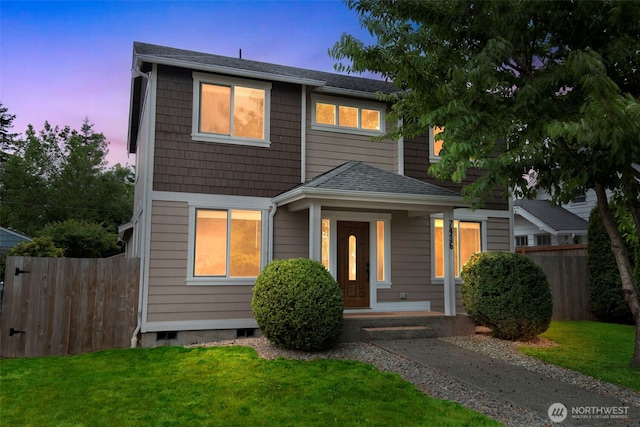 7436 S G St, Tacoma, WA 98408 - view of front of property with roof with shingles