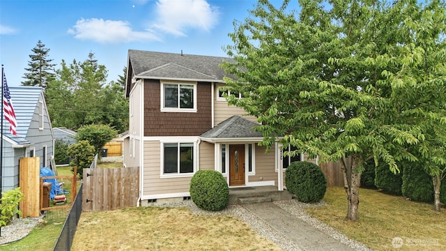 7436 S G St, Tacoma, WA 98408 - view of front of home featuring roof with shingles