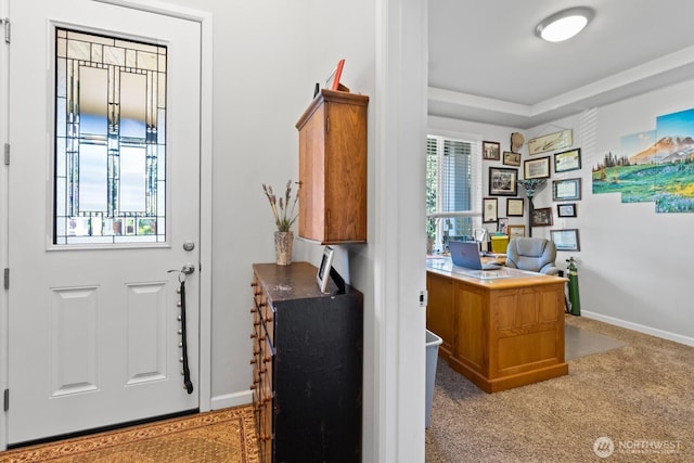 4831 Skylark St NE, Olympia, WA 98516 - office with carpet flooring and baseboards