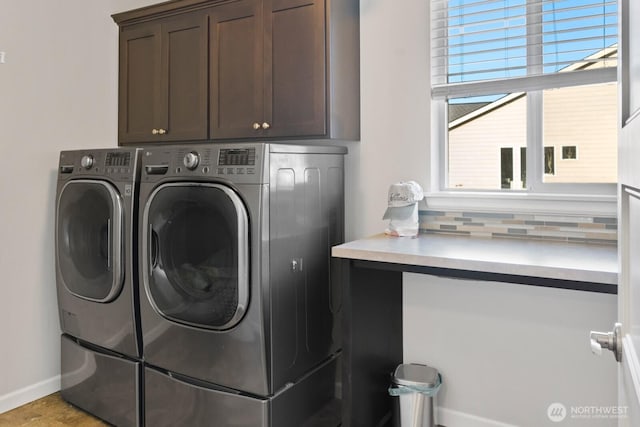 4831 Skylark St NE, Olympia, WA 98516 - laundry room with cabinet space and independent washer and dryer