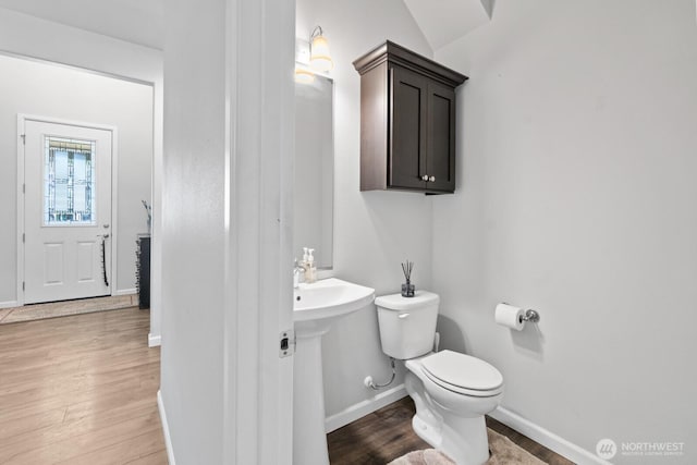 4831 Skylark St NE, Olympia, WA 98516 - bathroom featuring wood finished floors and toilet