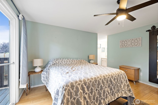 25920 202nd Ave SE, Covington, WA 98042 - bedroom featuring light wood-style floors and a ceiling fan