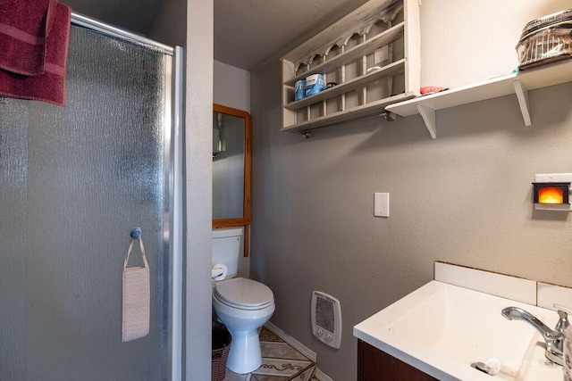 1427 E 3rd St, Port Angeles, WA 98362 - bathroom featuring a stall shower and vanity