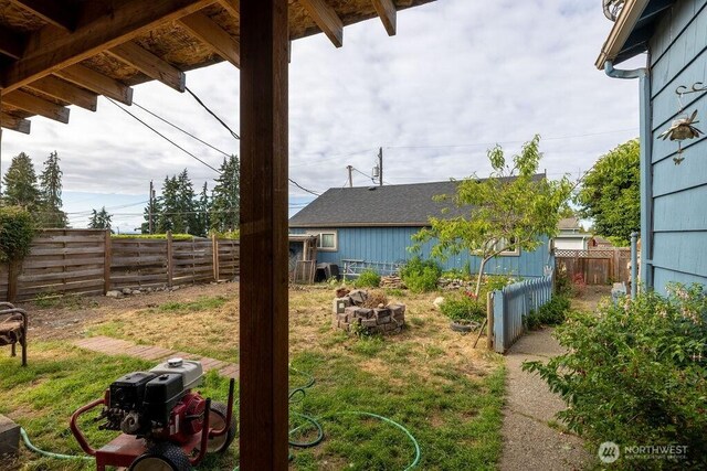 1427 E 3rd St, Port Angeles, WA 98362 - view of fenced backyard