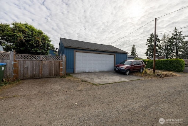 1427 E 3rd St, Port Angeles, WA 98362 - view of garage